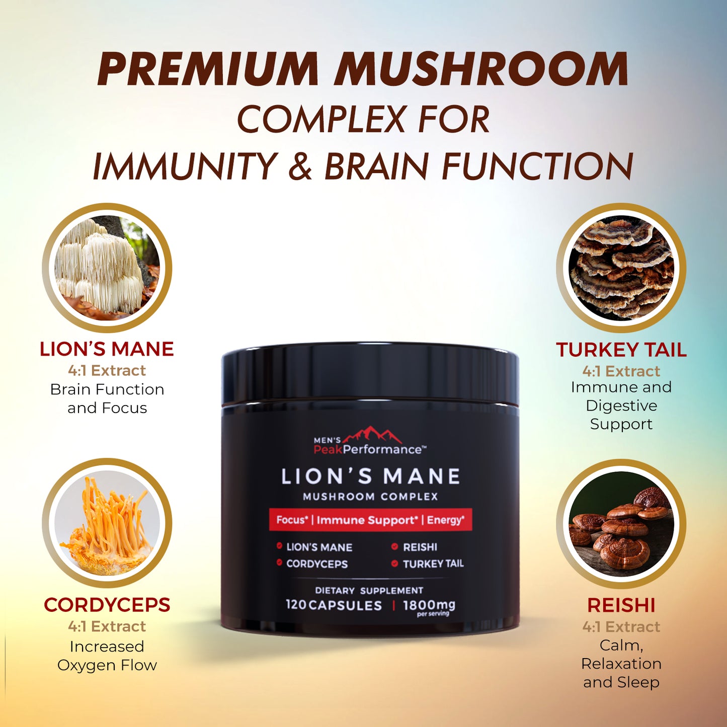 MEN'S PeakPerformance Mushroom Complex