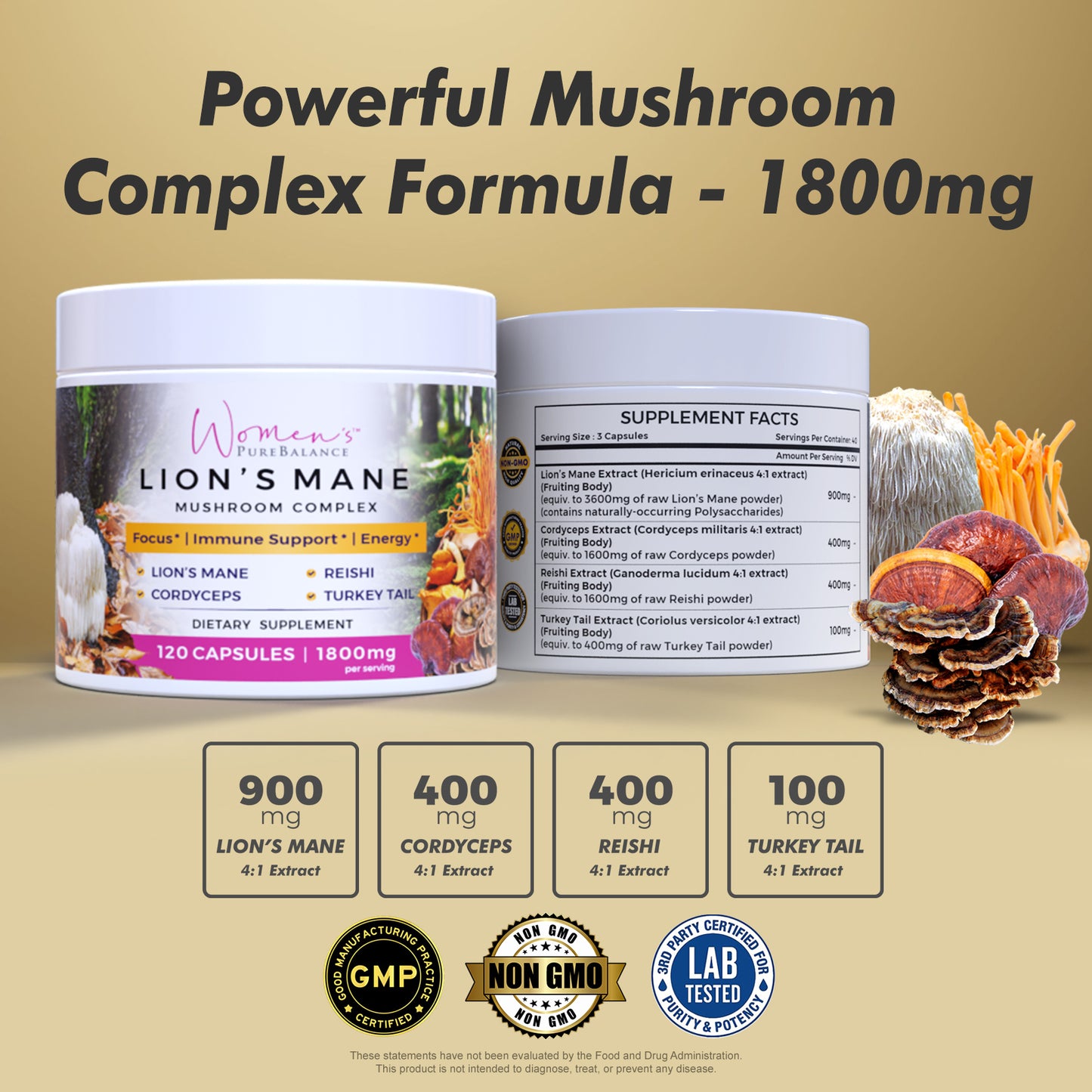 Women's PureBalance Mushroom Complex