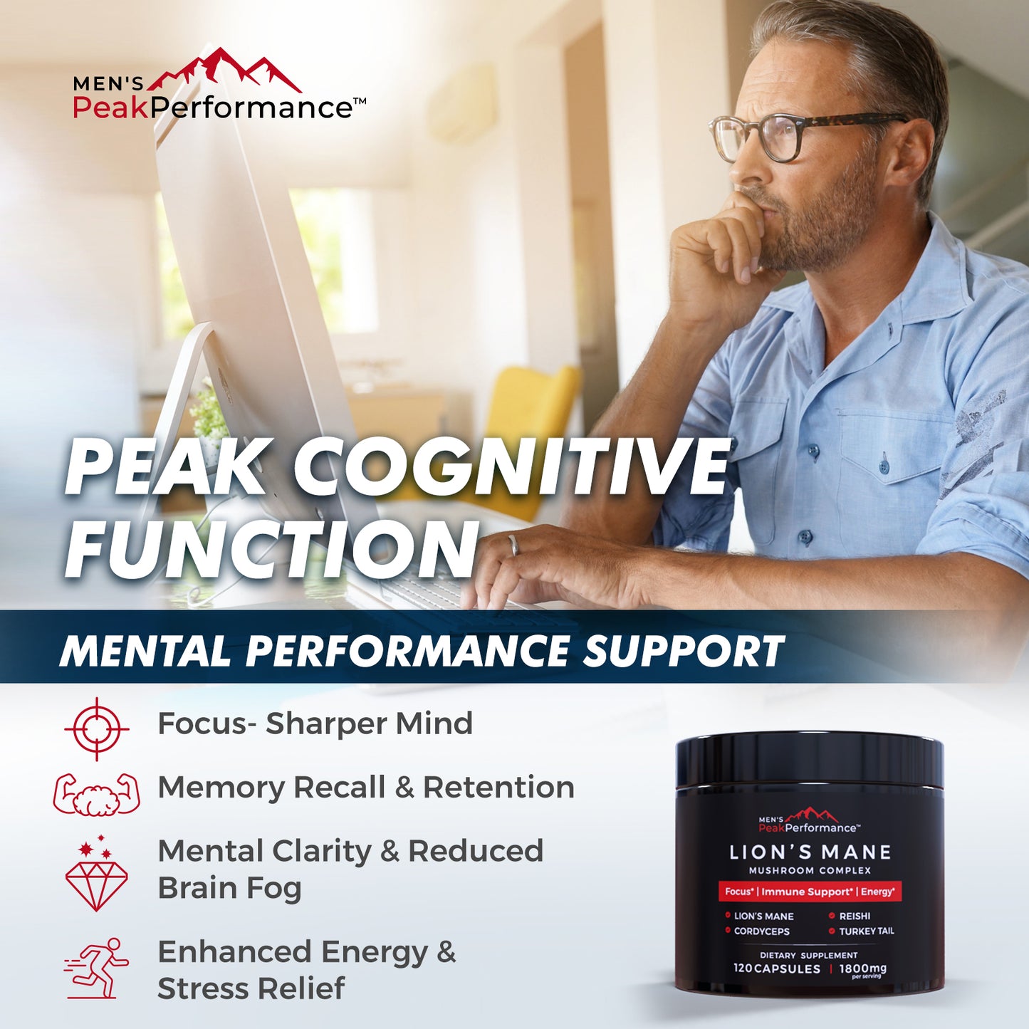 MEN'S PeakPerformance Mushroom Complex