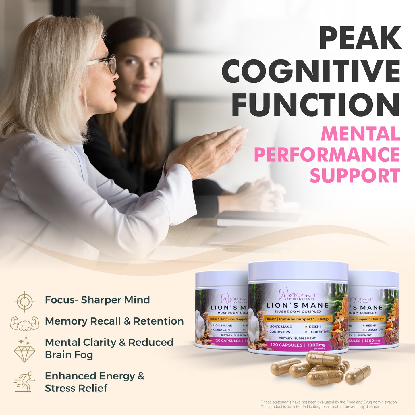 Women's PureBalance Mushroom Complex