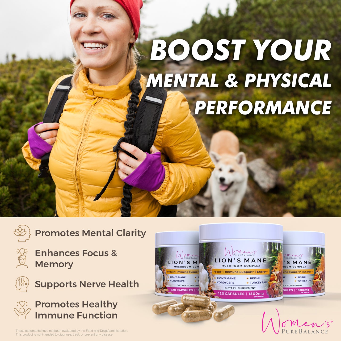 Women's PureBalance Mushroom Complex