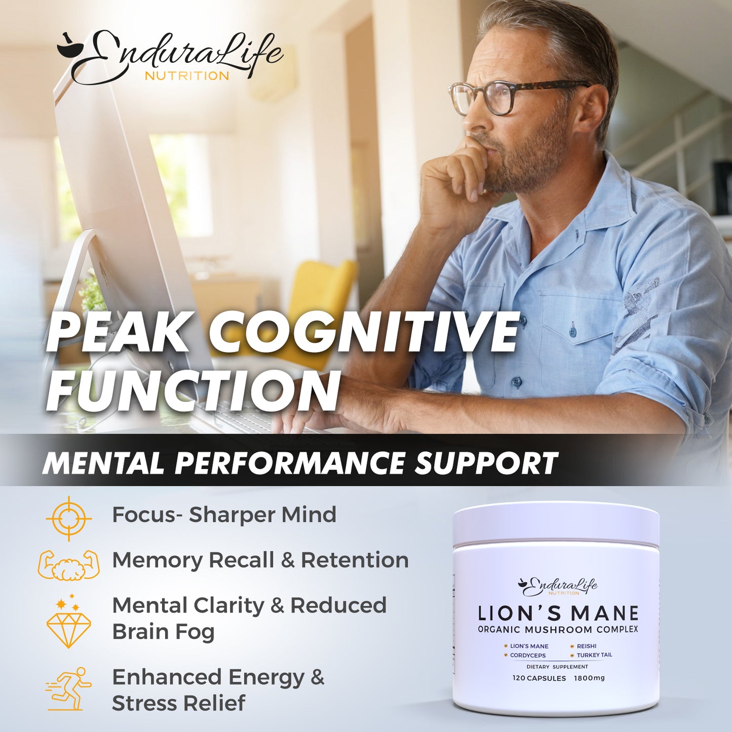 EnduraLife Nutrition Mushroom Complex